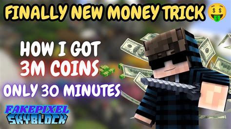 Finally New Money Trick Is Back On Fakepixel Skyblock I How I Got 3m