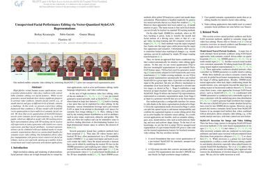 Unsupervised Facial Performance Editing Via Vector Quantized Stylegan