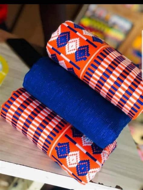 Authentic Kente 6 And 12 Yards Genuine Ghana Handwoven Kente Etsy