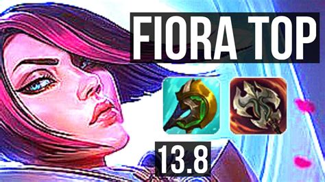 FIORA Vs NASUS TOP 7 0 0 500 Games Godlike KR Master 13 8