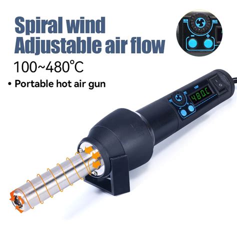 Wep 8858 I 700W Hot Air Gun Hordozható Led Display Rework Állomás Hőpisztoly Hőszárító