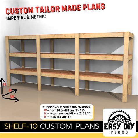 Simple Storage Plans Custom DIY Custom Designs Diy Plans Garage Shelves ...