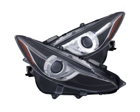 Mazda Projector Headlights W Halo Black W Amber