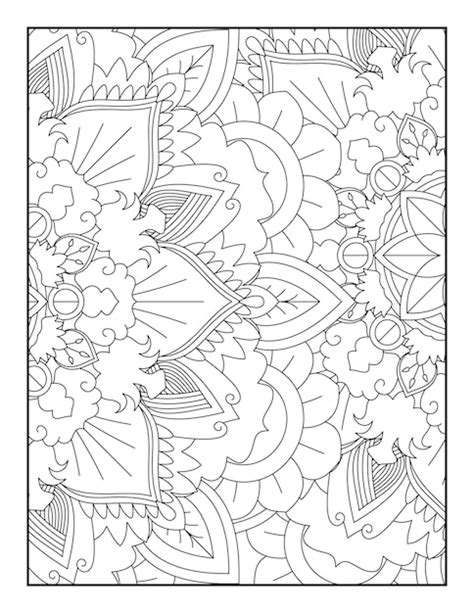 Coloriage Mandala Floral Mandala Floral Livres Coloriages Pages A