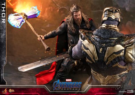 手持雙鎚肥神再次叱吒戰場 Hot Toys MMS557 復仇者聯盟終局之戰索爾 Thor 1 6 比例人偶作品