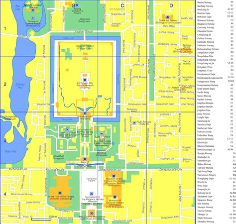 Beijing city center map - Ontheworldmap.com