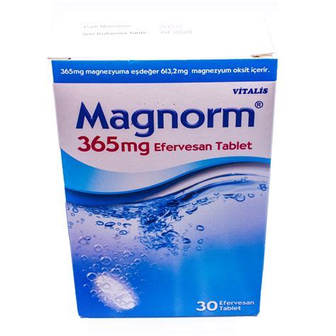 Magnorm 365 Mg 30 Efervesan Tablet Fiyatı