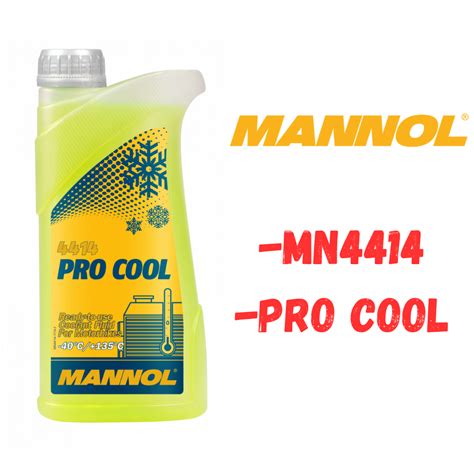 (MADE IN GERMANY) MANNOL 4414 Pro Cool Radiator Coolant for Motorbike ...