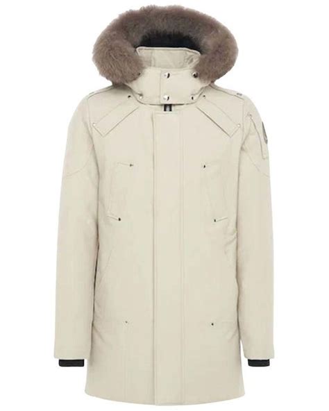 Moose Knuckles Synthetic Stirling Parka Beige Mk4661mp 348 In White For