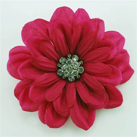 Artificial Flower Brooch Fabric Flower Pins Fabric Flowers