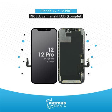 iPhone 12/ 12 PRO LCD ekran display touch screen (KOMPLET)