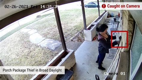 Porch Thief Caught In Broad Daylight Youtube