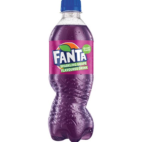 Fanta Grape Soft Drink Bottle 440ml Flavoured Soft Drinks Soft