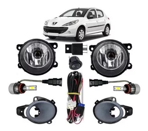 Kit Farol Milha Peugeot 207 Hoggar Super Led Frete grátis