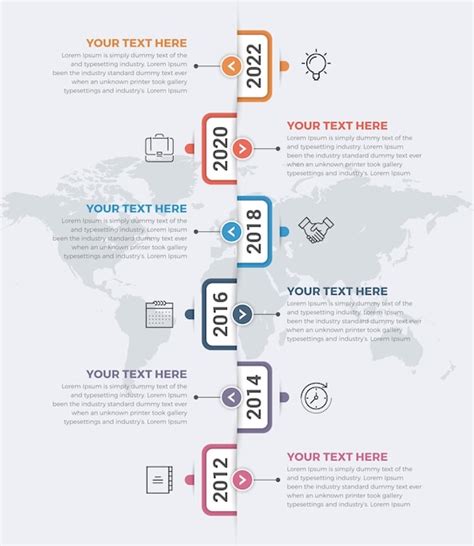 Premium Vector Modern Vertical Timeline Infographics The Best