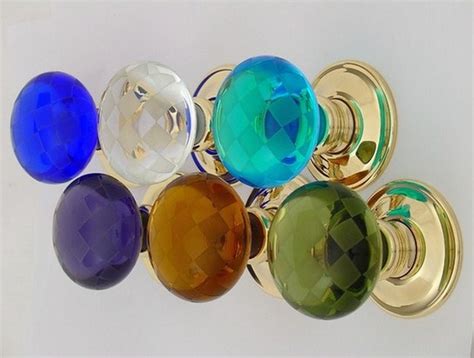 Colored Glass Door Knobs Door Knobs