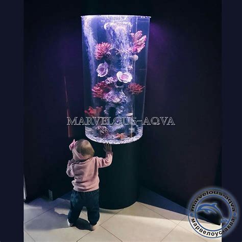 Цилиндрические аквариумы от Российского производителя №1