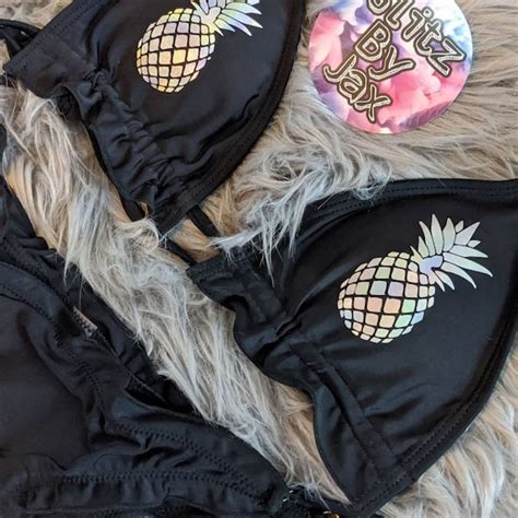 Pineapple Bikini Etsy