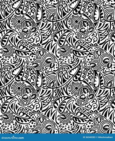 Seamless Royal Black Wallpaper Stock Vector - Illustration of luxurious, textile: 36340283