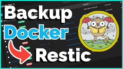 Docker Backup And Restore Made EASY With Restic YouTube