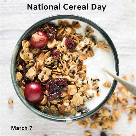 National Cereal Day (March 7) |Orthodontic Blog | myorthodontists.info