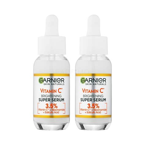 Set Ser Facial Garnier Skin Naturals Vitamin C Brightening Super Serum