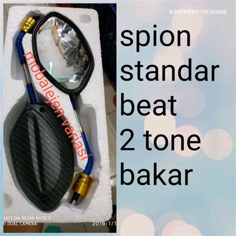 Jual Kaca Spion Standar Beat Carbon Cnc 2 Tone Di Lapak MOBALEJEN