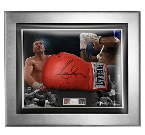 Signed Anthony Joshua Everlast Glove Elite Exclusives