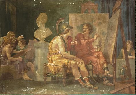 Alexander the Great in the Workshop of Apelles by Giuseppe Cades | USEUM