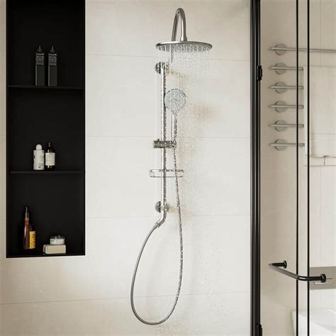 Reviews For CASAINC 3 Spray Patterns 10 In Wall Mount Dual Shower