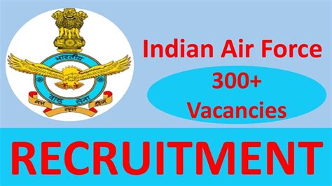 Indian Air Force Recruitment 2024 Notification Out For 300 Vacancies