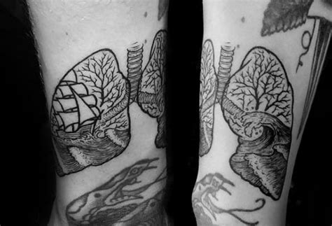 40 Lung Tattoo Designs For Men - Organ Ink Ideas