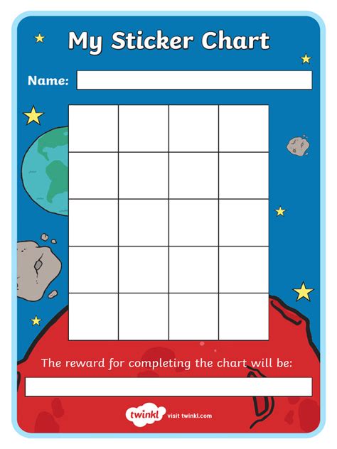 Classroom Rewards Sticker Chart | PDF