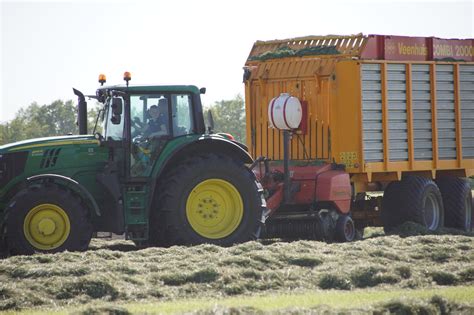 John Deere Gras Hakselen Met Een John Deere Pro Drive