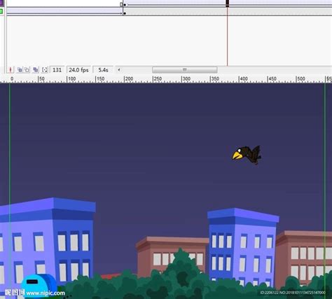 夜晚乌鸦回家飞翔8秒动画素材flash动画多媒体图库昵图网