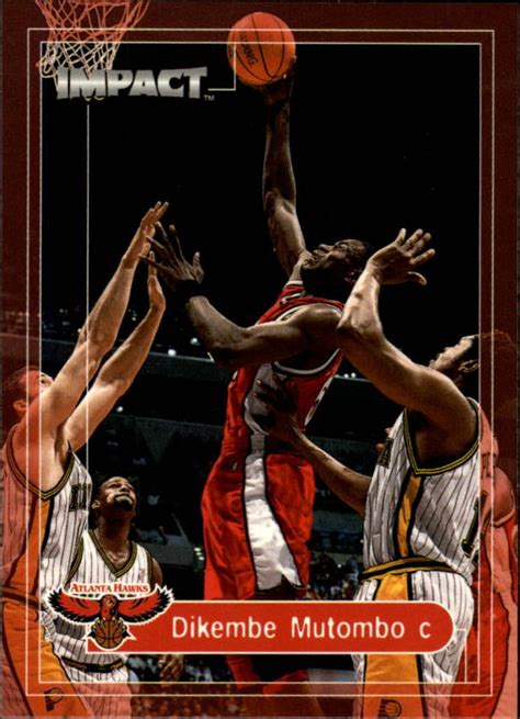 Skybox Impact Atlanta Hawks Basketball Card Dikembe