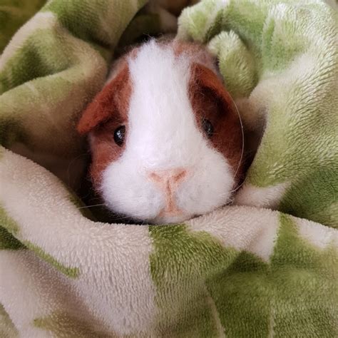 Realistic Guinea Pig Toy Plush Cavy Toy Stuffed Cute Guinea Etsy