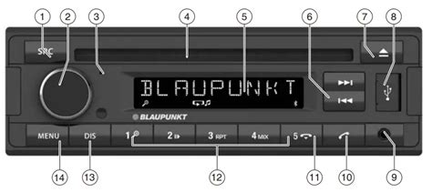 Blaupunkt Series Palma Dab Bt Car Radio User Manual