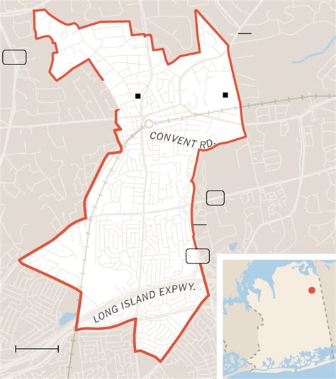 Syosset Ny Suburban Subdivisions And Wooded Hillsides The New