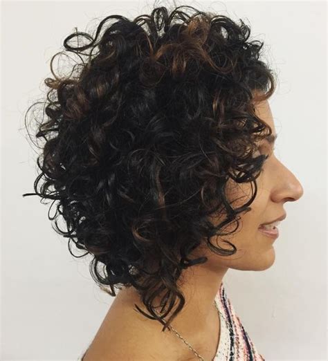 Different Versions Of Curly Bob Hairstyle Long Curly Haircuts Bob