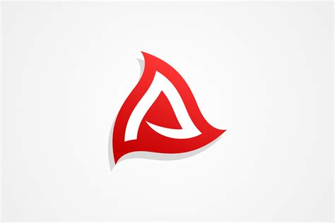 Free Logo Triangular Letter A Logo