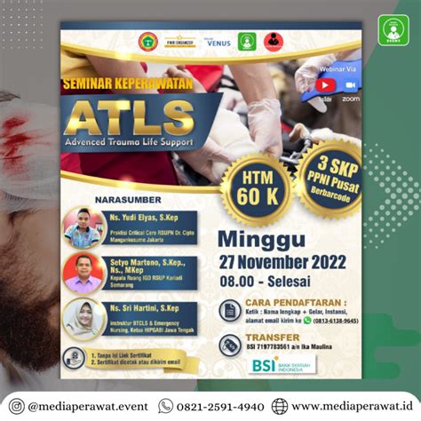 Webinar Nasional Keperawatan ADVENCED TRAUMA LIFE SUPPORT ATLS