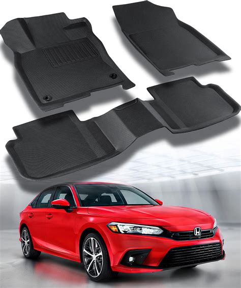 Amazon Drcarnow For Honda Civic Floor Mats All