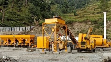 Electric Mobile Hot Mix Plant For Road Construction Capacity DM 20 At Best Price In Haridwar