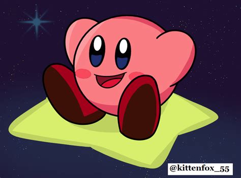 Warp Star Kirby Sticker by Catfox on Newgrounds