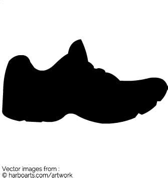 Shoe Silhouette Vector At Vectorified Collection Of Shoe