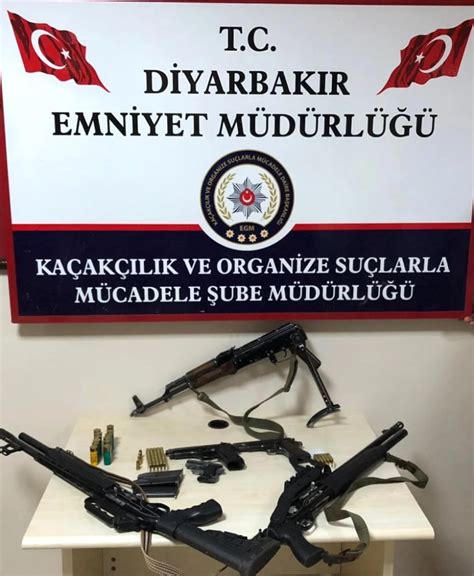 Diyarbakır da Silah ve Mühimmat Ele Geçirildi Haberler