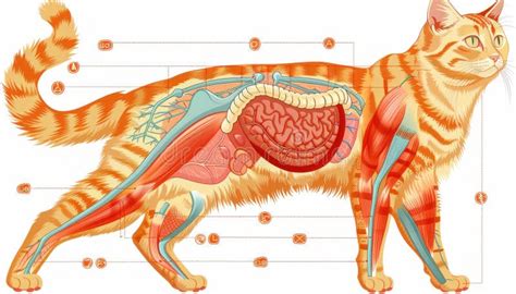 cat internal organs diagram