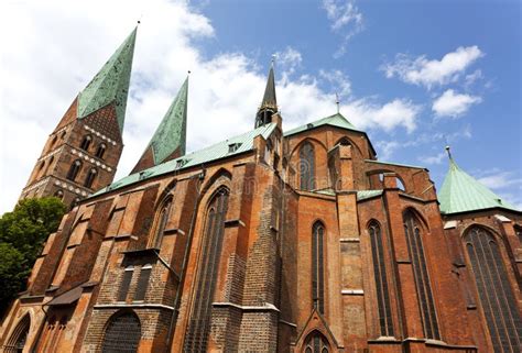 Saint Mary S Church At Lubeck Stock Photo Image Of Building Gothic