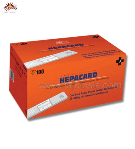 J Mitra Hepacard Rapid Test Kit Manufacturer Supplier Exporter